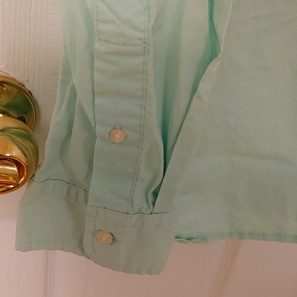 Men's Gap Dress Shirt like green XL - Picture 3 of 4